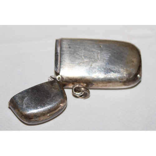 381 - Silver Match Holder Case