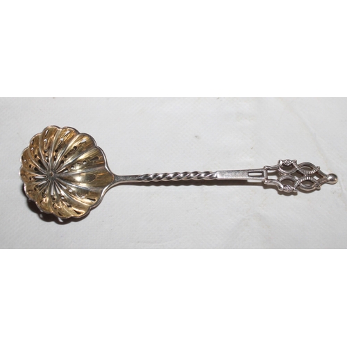 382 - Silver Hallmarked Ladel Spoon - 12cm Long