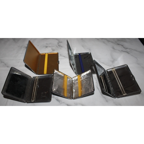 386 - Five Vintage Cigarette Cases