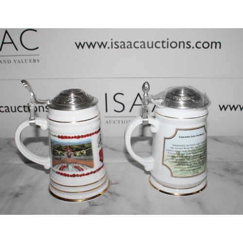 63 - Two Davenport Limited Edition Collectable Steins