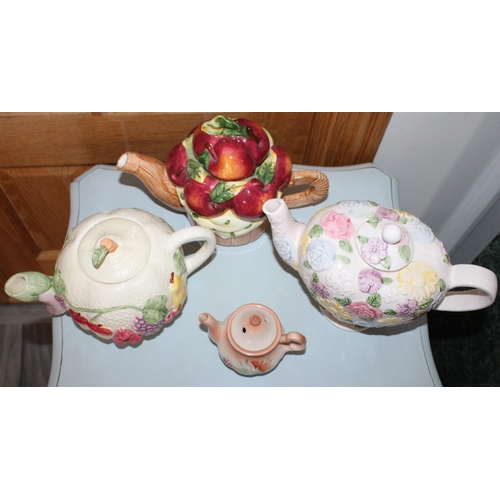 69 - Four Collectable Tea Pots