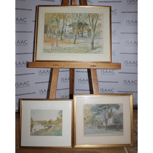 151 - Three Water Colour Painting's By John Meade
Collection Only 
Largest-66.5cm Wide
Height-52cm
2nd Lar... 