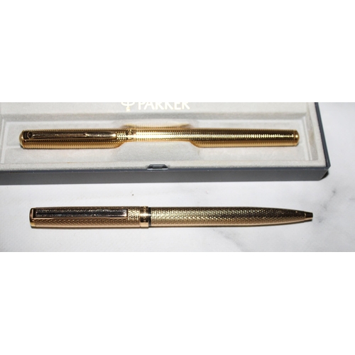 1 - Two Parker Pens In Box -  One Fountain one Ball Point