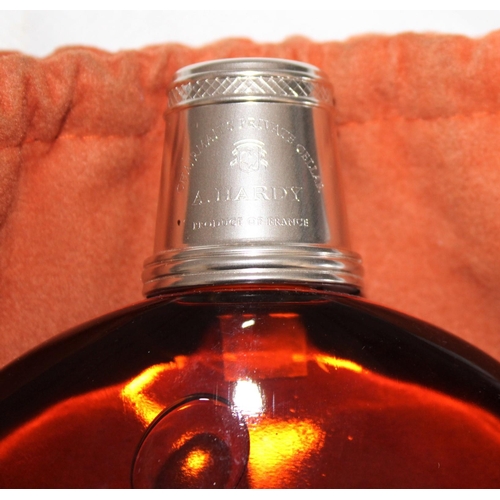 19 - A. Hardy Chairman's Private Cellar Cognac - In Pouch

18cm Tall.