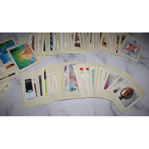 633 - Quantity Of Postcards With Stamp Images