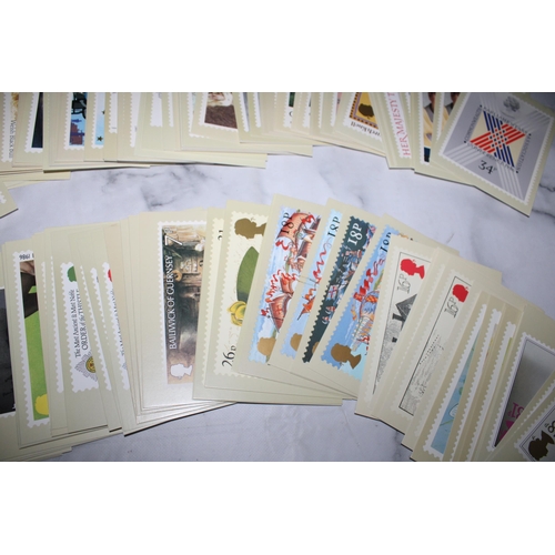 633 - Quantity Of Postcards With Stamp Images