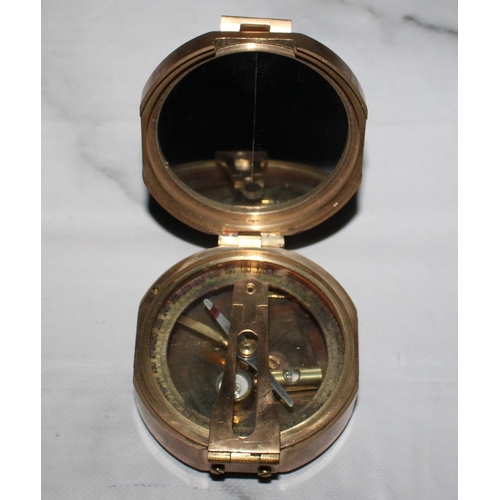 36 - Natural Sine Brass Compass