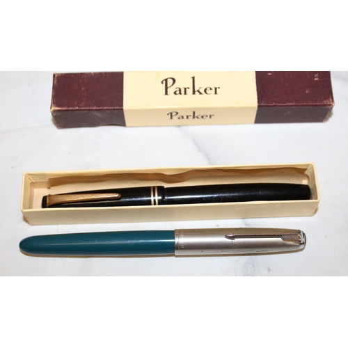 9 - Boxed Parker 14k Nib Fountain Pen & Parker Pen Unboxed
Untested