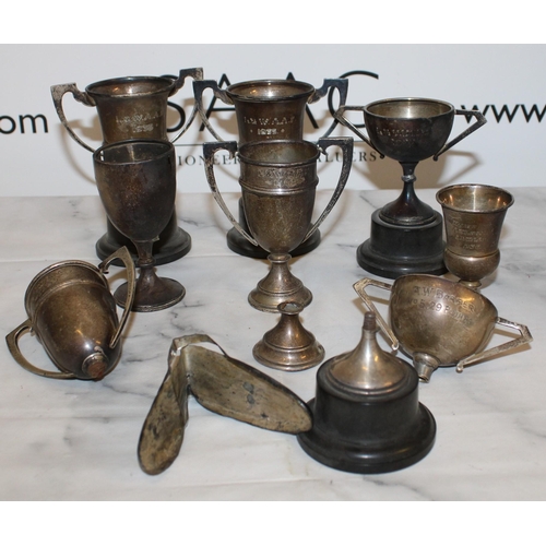 475 - Collection Of Silver Hallmarked Trophy's
Total Weight-585g