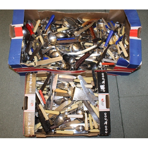 84 - Two Boxes of Mixed Loose Cutlery

Collection Only