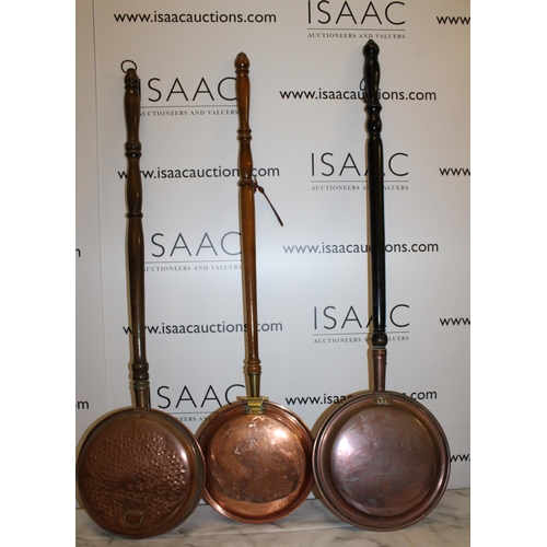 87 - Three Vintage Brass Bedpans

Collection Only