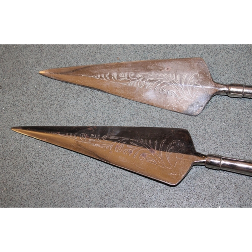 102 - Pair of Ceremonial Spears - Measure 118cm Long

Collection Only
All Proceeds Go To Charity