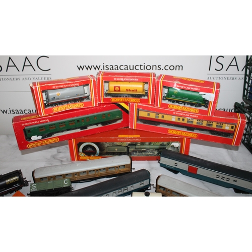 867 - Quantity Of Hornby Train Items including 7 Engines ( one boxed )