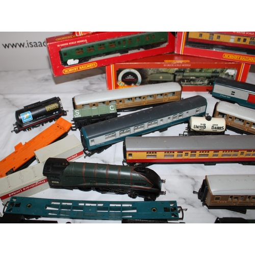 867 - Quantity Of Hornby Train Items including 7 Engines ( one boxed )