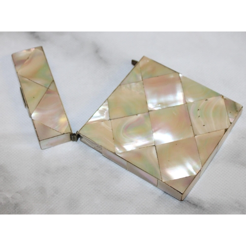 113 - Mother Of Pearl Card Case