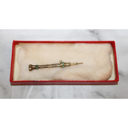 116 - Decorative Pencil In Box 7cm Length