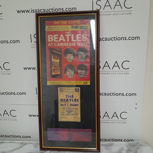 The Beatles Framed Memorabilia - Posters / Tickets