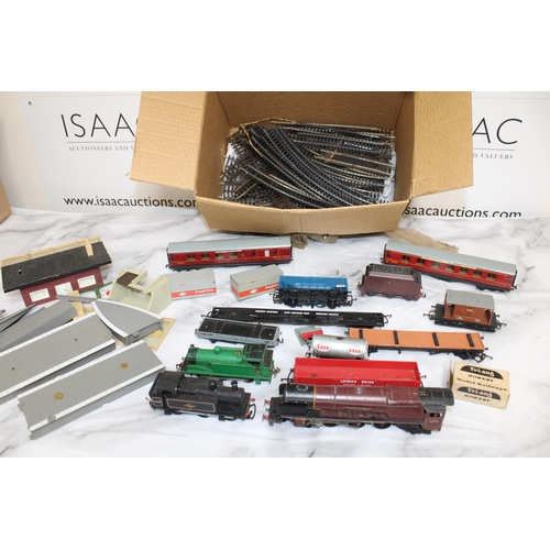 218 - OO Guage Train Track, Engines & Accessories
Three Engines included. one being 