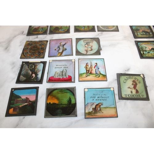 5 - Mixed Collection of Glass Lantern Slides - 3 Stories plus others...