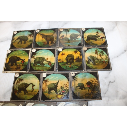 12 - Vintage Glass Lantern Slides - 22 Slides...