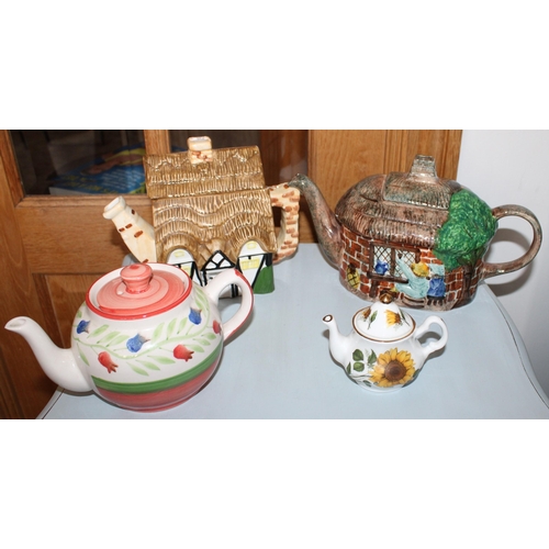 47 - Four Collectable Tea Pots...