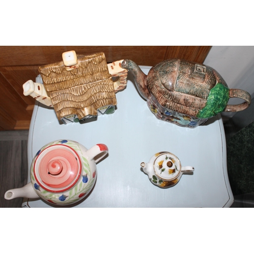 47 - Four Collectable Tea Pots...