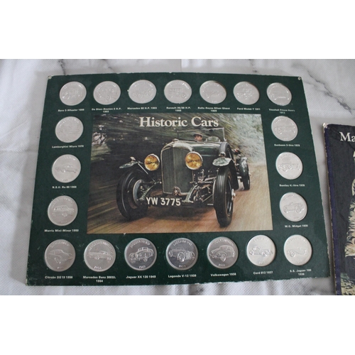 519 - 3 x Collectable Coin Packs 
Inc-Historic Cars
Man In Flight
F.A.Cup Centenary 1872-1972
Complete Set... 