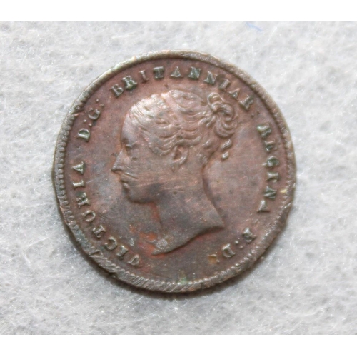 572 - 1843 Half Farthing Coin