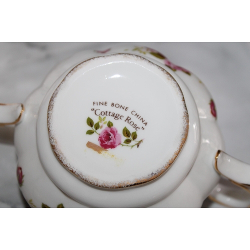 159 - Collection Of Collectable Old Country Roses Royal Albert Bone China & Cottage Rose Fine Bone China I... 