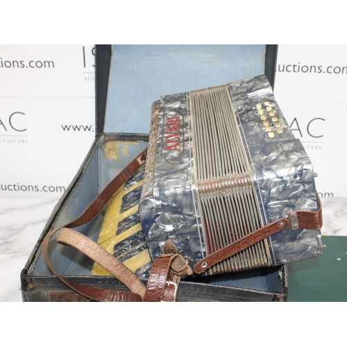 195 - ALVARI Accordion In Case