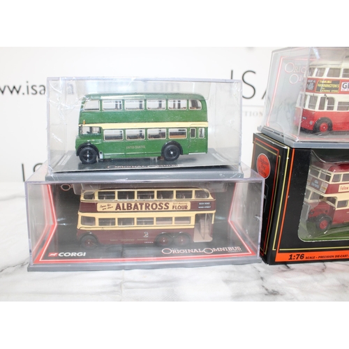 249 - Four Boxed Die-Cast Buses Corgi & Exclusive First Edition