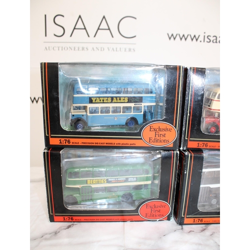 250 - Four Boxed Die-Cast Exclusive First Edition Buses