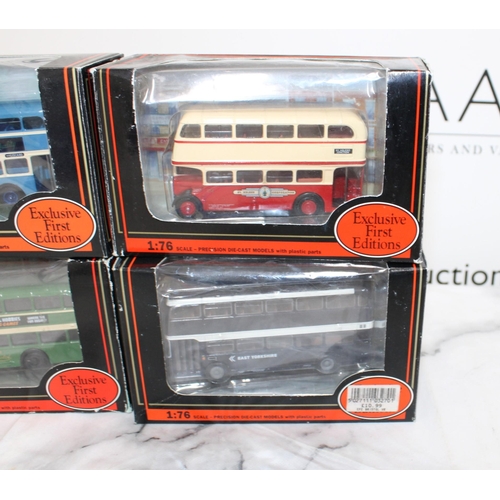 250 - Four Boxed Die-Cast Exclusive First Edition Buses