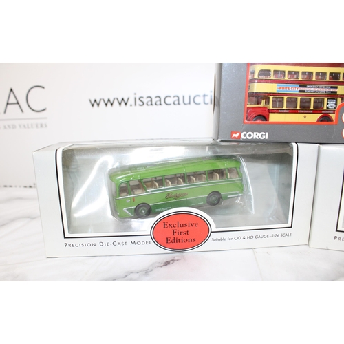 251 - Three Boxed Die-Cast Buses Corgi The Original Omnibus & Exclusive First Editions