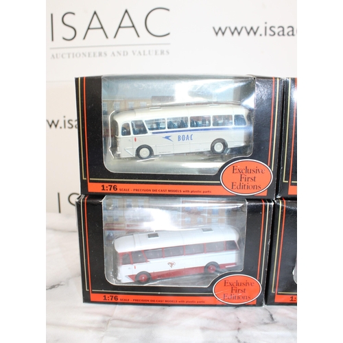 256 - Four Boxed Die-Cast Buses Exclusive First Editions