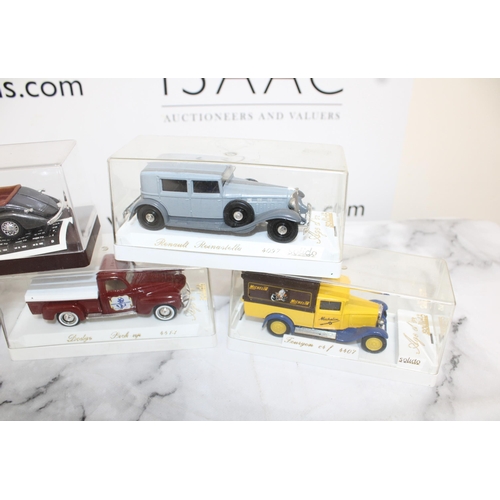 267 - Five Boxed Collectable Cars Solido Die-Cast