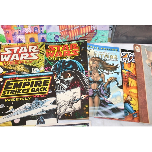 852 - Collection Of Collectable Comics/Books Inc
Marvel Star Wars 1978-1981
Alien
Marvel
Darkchylde
Madeli... 