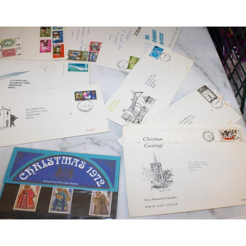 28 - Quantity of First Day Cover and Other Stamps...