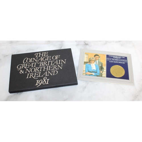 582 - 1981 Charles & Diana Coin & Coinage Of GB & NI 1981 Set