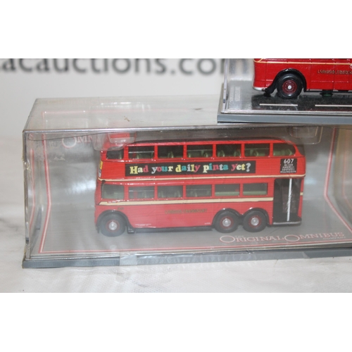 317 - OOC London Transport Buses in Boxes x 3