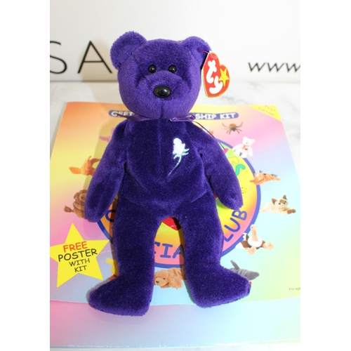 333 - TY Bear Diana Official  Membership Kit