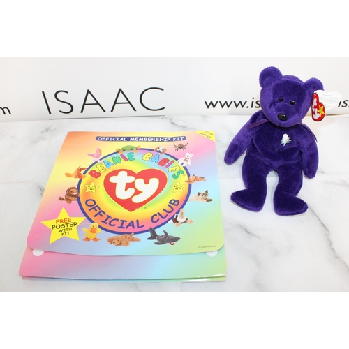 333 - TY Bear Diana Official  Membership Kit