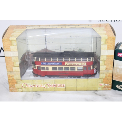 338 - Two Original OmniBus  - CORGI Trams Models in Boxes