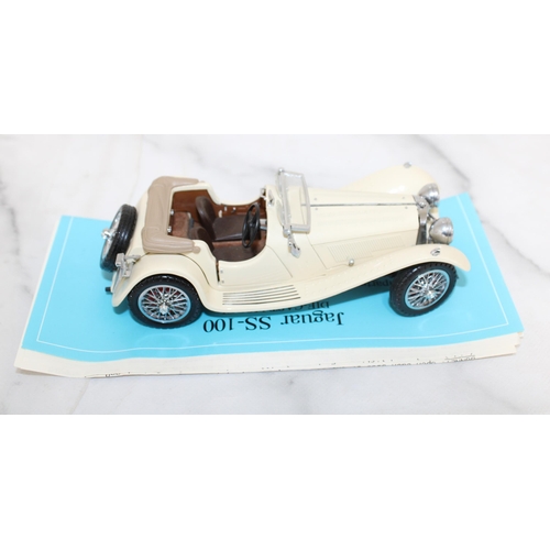 339 - Jaguar SS-100 Die Cast Model by Franklin Mint