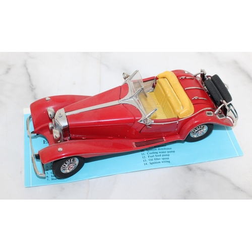 340 - Mercedes 500K Special Roadster Die Cast by The Franklin Mint