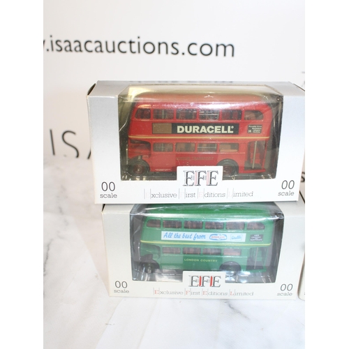 347 - Four Boxed Exclusive First Edition (EFE) OO Scale Buses