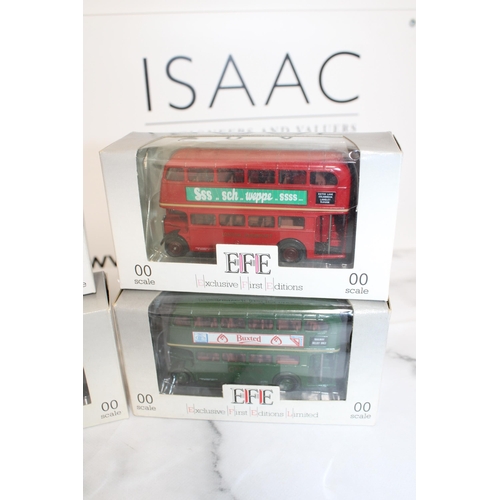 347 - Four Boxed Exclusive First Edition (EFE) OO Scale Buses