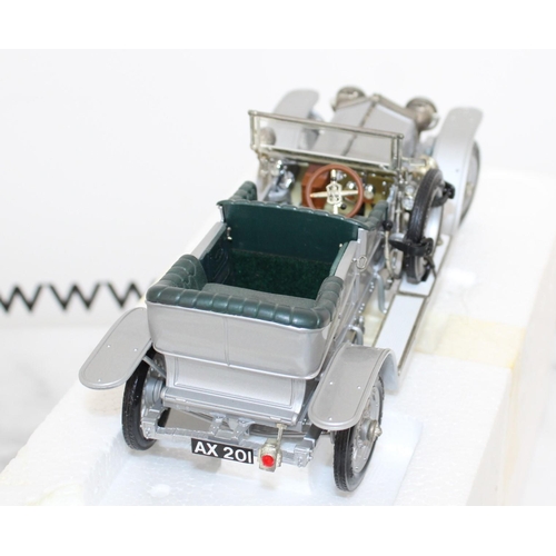 350 - The Franklin Mint The Silver Ghost Die-Cast Model 1:24 Scale