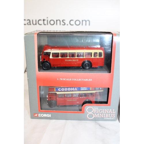 353 - Four Corgi Original OmniBus Die Cast Model Buses in Boxes