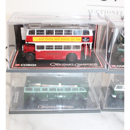 355 - Four Corgi Original OmniBus Die Cast Models in Boxes